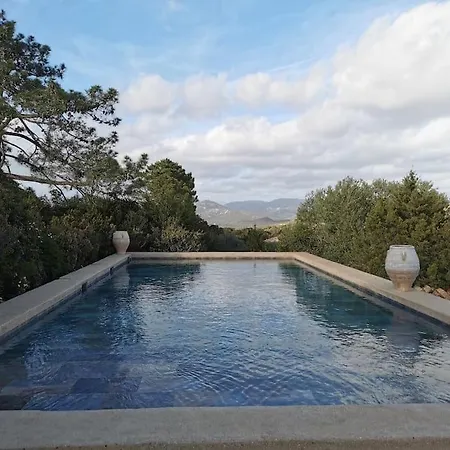 Tizzano, Vue Avec Piscine Sartène